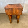 Antique Early 20th Century Maple Butcher Block Table Circa 1930