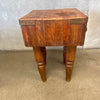 Antique Early 20th Century Maple Butcher Block Table Circa 1930