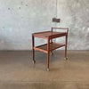 Mid Century Teak Tea Cart By Erik Gustafssons