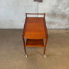 Mid Century Teak Tea Cart By Erik Gustafssons