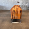 Designer Solid Walnut & Rosewood Medra Cabinet By Gabriella Bellon