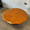 Tessellated Burl Wood with Inlay Center Table