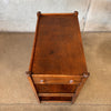 Antique Oak Bar Cart