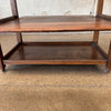 Antique Oak Bar Cart