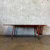 Vintage Mid Century Modern Solid Walnut Coffee Table by Arthur Umanoff