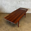 Vintage Mid Century Modern Solid Walnut Coffee Table by Arthur Umanoff