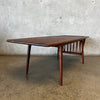 Vintage Mid Century Modern Solid Walnut Coffee Table by Arthur Umanoff