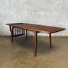 Vintage Mid Century Modern Solid Walnut Coffee Table by Arthur Umanoff