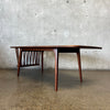 Vintage Mid Century Modern Solid Walnut Coffee Table by Arthur Umanoff