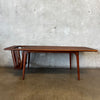 Vintage Mid Century Modern Solid Walnut Coffee Table by Arthur Umanoff