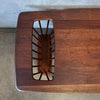 Vintage Mid Century Modern Solid Walnut Coffee Table by Arthur Umanoff