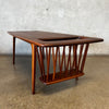 Vintage Mid Century Modern Solid Walnut Coffee Table by Arthur Umanoff