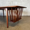 Vintage Mid Century Modern Solid Walnut Coffee Table by Arthur Umanoff