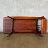 Vintage Mid Century Modern Solid Walnut Coffee Table by Arthur Umanoff