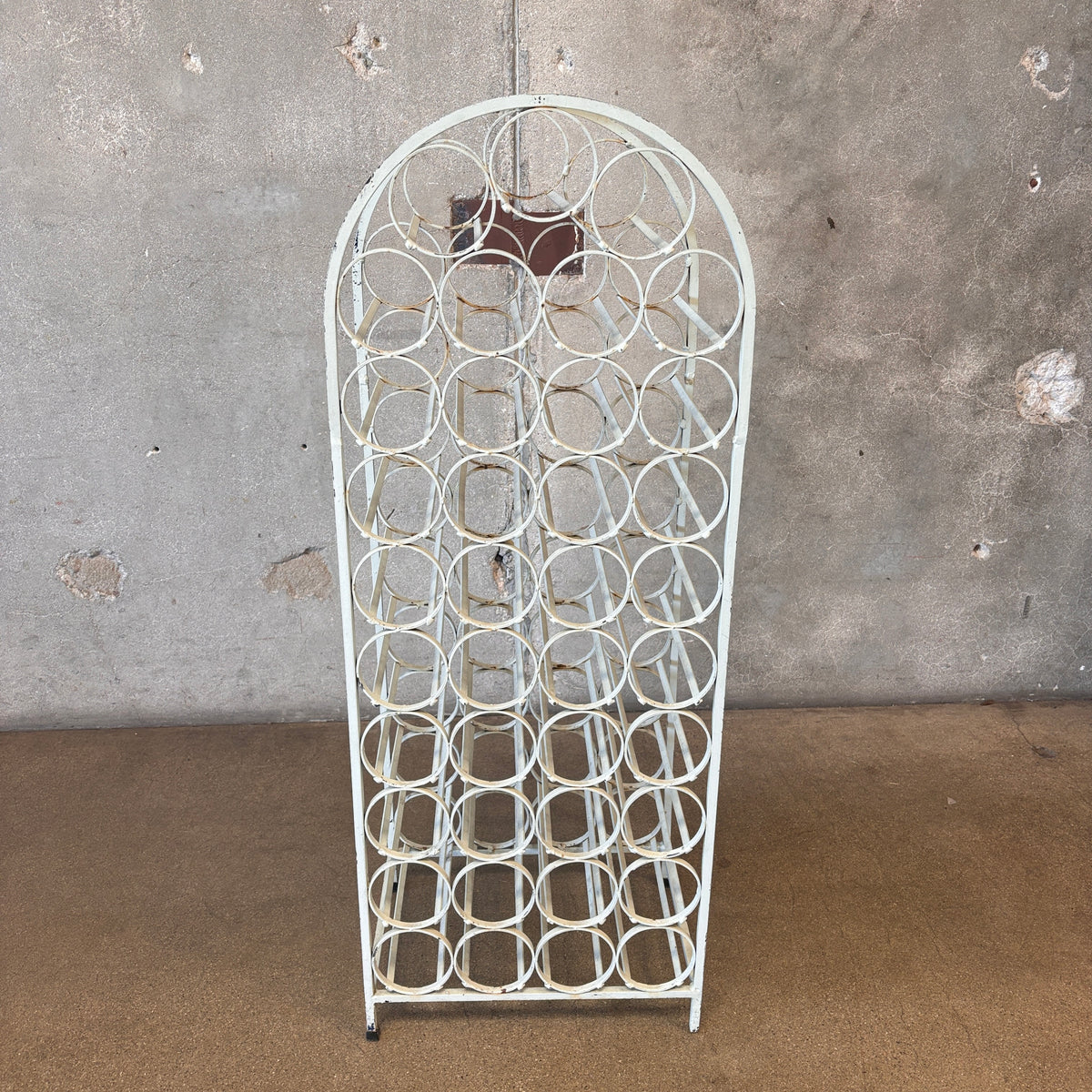 Mid Century Modern Arthur Umanoff 39 Bottle Wine Rack