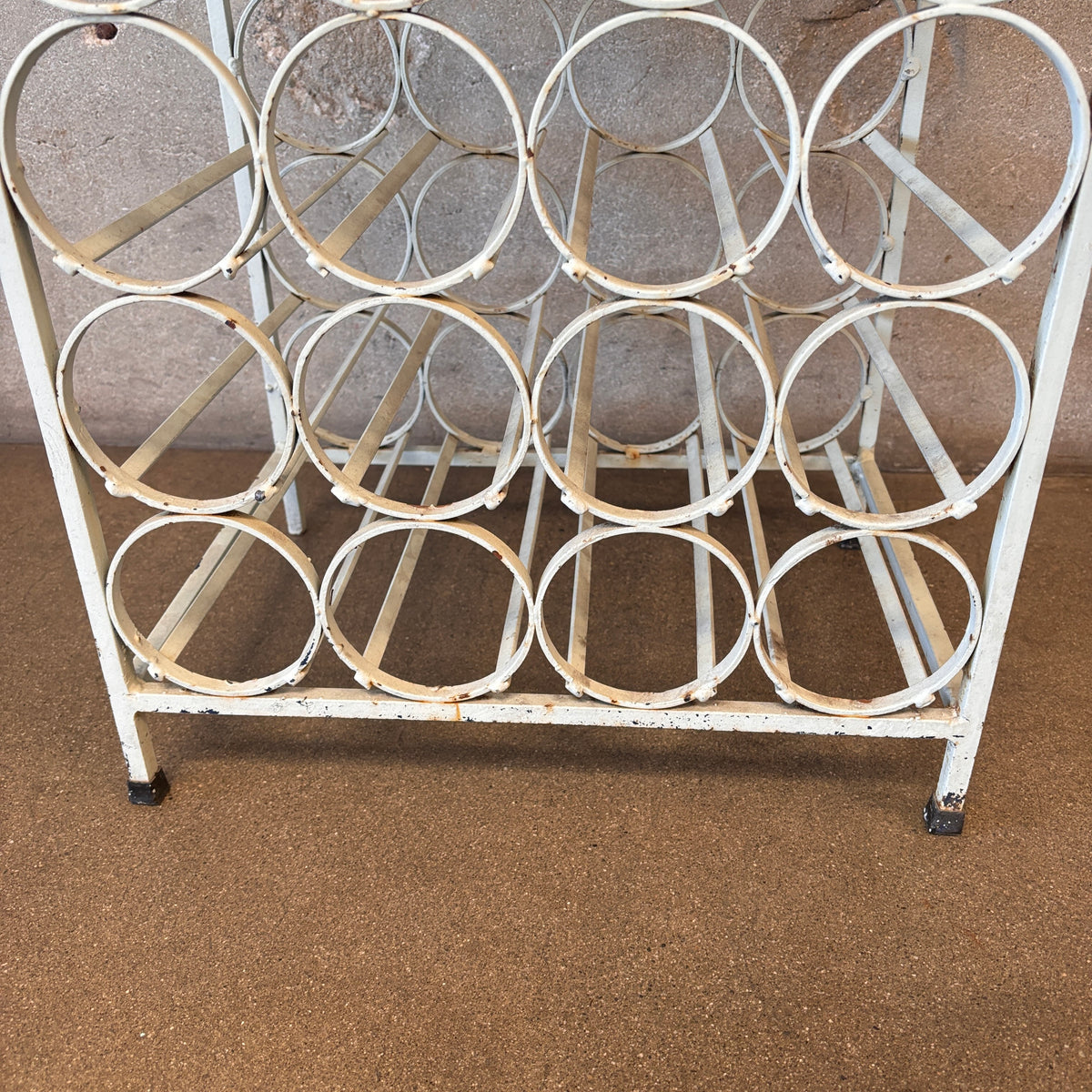 Mid Century Modern Arthur Umanoff 39 Bottle Wine Rack
