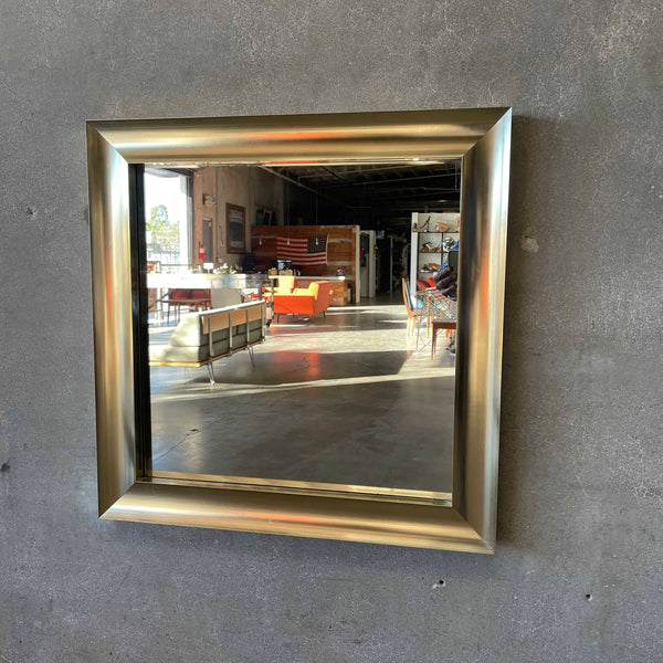 1980s Post Modern Gold Mirror