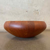 Vintage Danish Modern Teakwood Bowl By Dansk