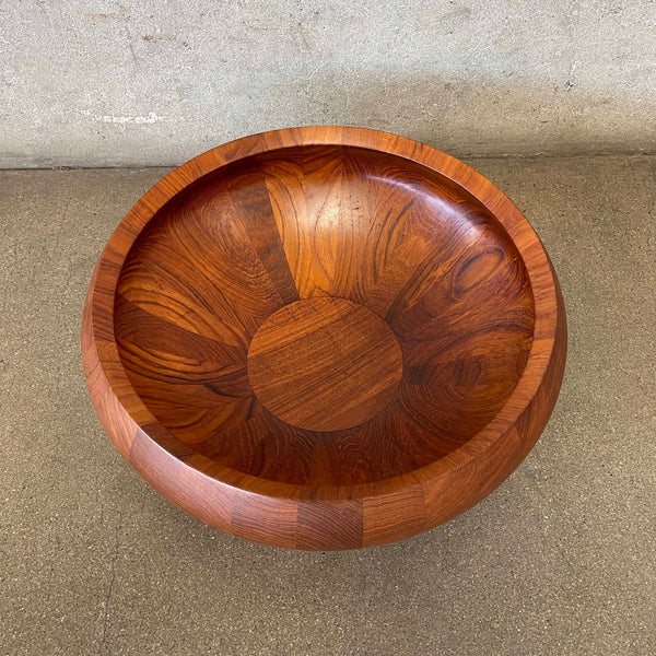 Vintage Danish Modern Teakwood Bowl By Dansk