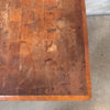 Vintage Solid Maple Butcher Block With Custom Removeable Lower Shelf