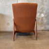 Mid Century Modern Walnut Lounge Chair