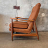 Mid Century Modern Walnut Lounge Chair