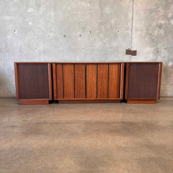 Mid Century Modern Vintage Barzilay Stereo Record Cabinet