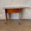 Danish Modern Teak Computer Desk / Accent Table