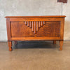 Handmade Vintage Craftsman Wooden Trunk