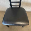 Set of 4 Vintage Post Modern Tall Ladderback Metal Dining Chairs