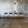 Set of 4 Hans Wegner Ch 23 Dining Chairs For Carl Hansen