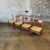 Set of 4 Hans Wegner Ch 23 Dining Chairs For Carl Hansen