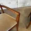 Pair of Mid Century High Back Armchairs