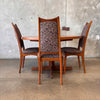 MCM Danish Denmark Walnut Dining Table Set With 4 Chairs by Moreddi