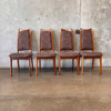 MCM Danish Denmark Walnut Dining Table Set With 4 Chairs by Moreddi