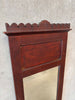 Antique Mahogany Long Mirror With Removable Panels on Top & Bottom