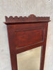 Antique Mahogany Long Mirror With Removable Panels on Top & Bottom