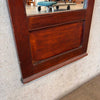 Antique Mahogany Long Mirror With Removable Panels on Top & Bottom