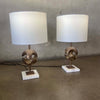 Pair of Jonathan Adler Brass Table Lamps