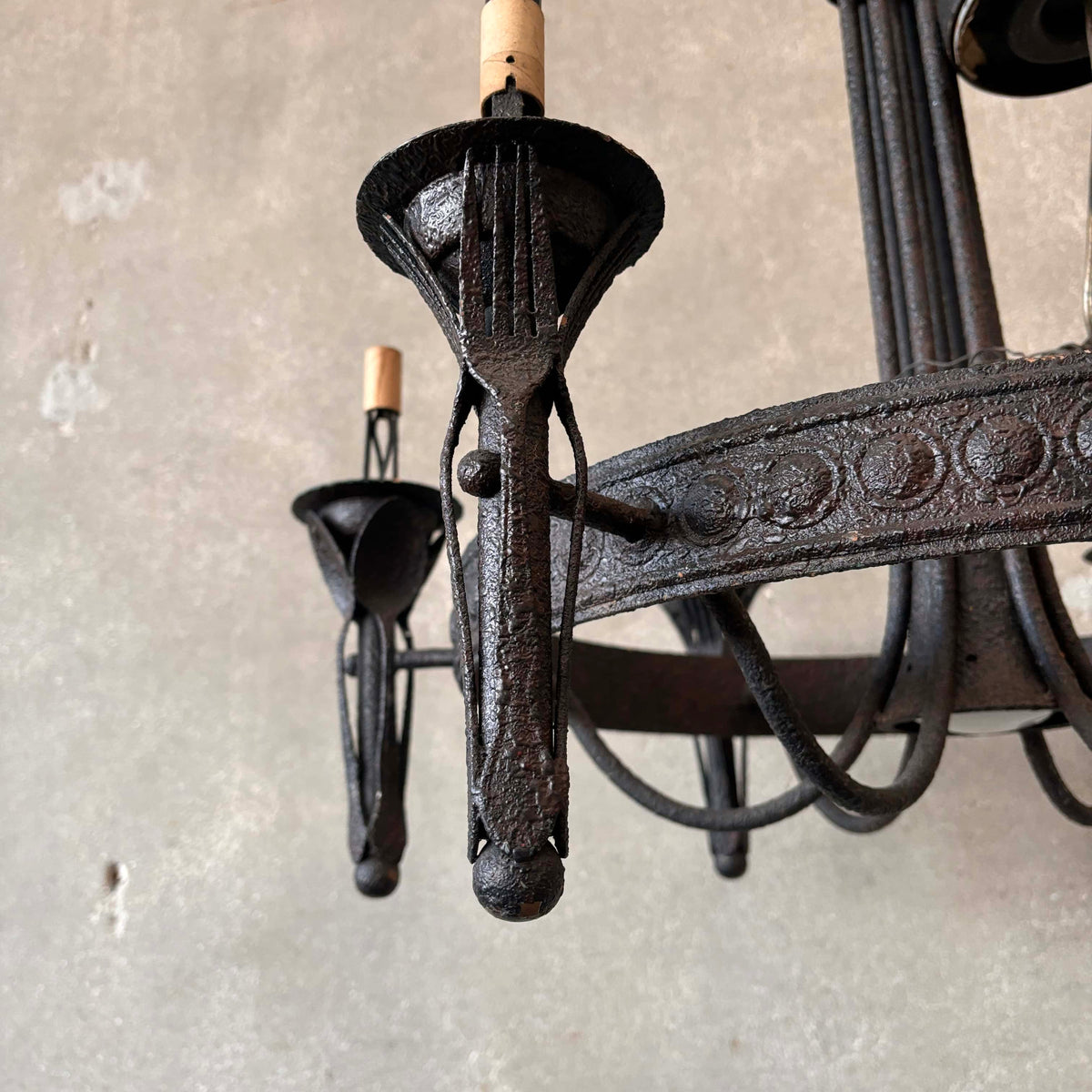 Fork & Spoon Iron Chandelier