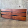 Mid Century Modern Walnut Dresser 6 Drawer Dillingham 1960's