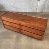 Mid Century Modern Walnut Dresser 6 Drawer Dillingham 1960's