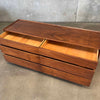 Mid Century Modern Walnut Dresser 6 Drawer Dillingham 1960's