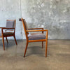 Pair Of Mid Century Modern Arm Chairs