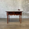 Marvin E. Yonker Studio Crafted Rosewood & Mahogany Entry Table Circa 1982