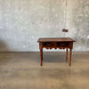 Marvin E. Yonker Studio Crafted Rosewood & Mahogany Entry Table Circa 1982