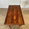 Marvin E. Yonker Studio Crafted Rosewood & Mahogany Entry Table Circa 1982