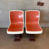 Vintage Brunswick Bowling Alley Chairs