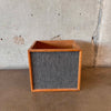 Vinyl Record Storage Box With Faux Speaker Front