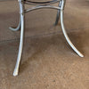 1950s Grey & Yellow Formica Kitchen Table with Leaf & Chairs